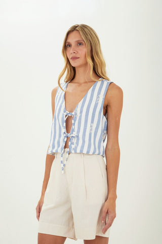 Blue Bianca Vest