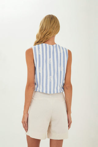 Blue Bianca Vest