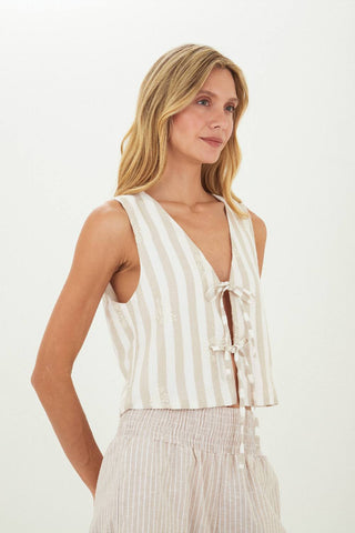 Beige Bianca Vest