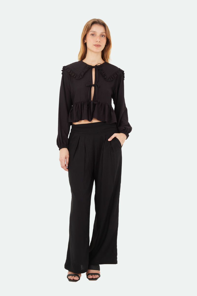 Black Prisma Pants
