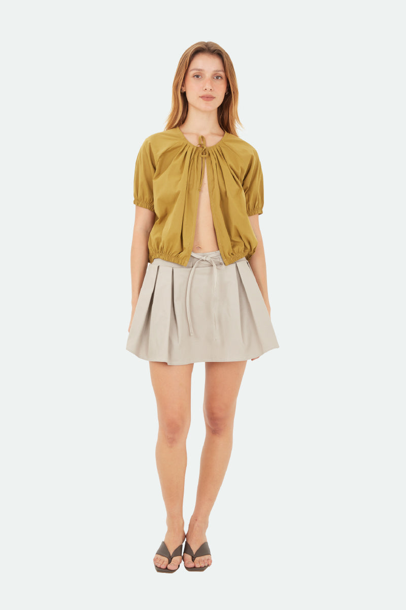 Beige Altea Short Skirt