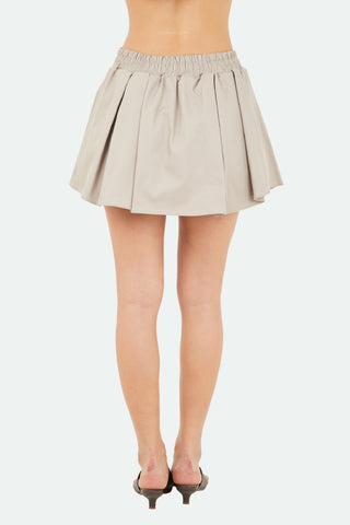 Beige Altea Short Skirt