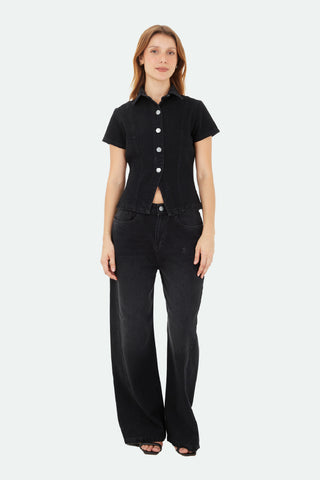 Black Lara Shirt