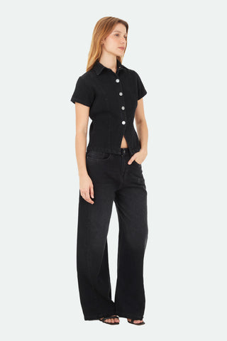 Black Lara Shirt