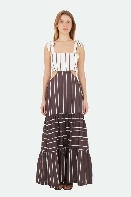 Brown Bahia Long Dress