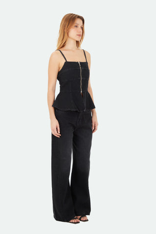 Black Elsa Top