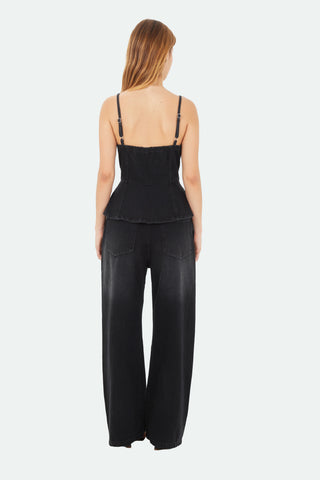 Black Elsa Top