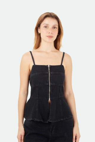 Black Elsa Top
