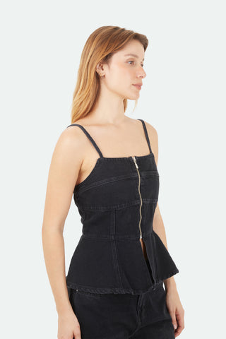 Black Elsa Top
