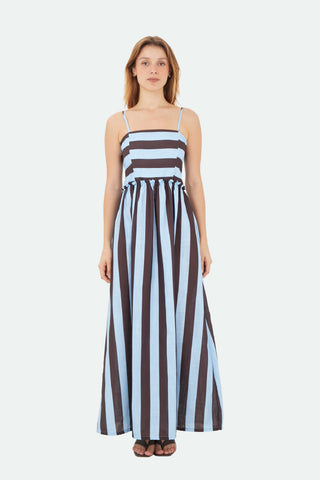 Brown Halo Long Dress