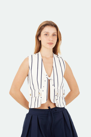 Blue Eira Vest