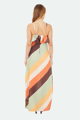 Multicolor Marbella Long Dress