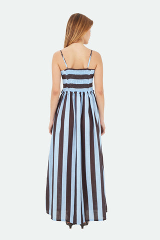 Brown Halo Long Dress