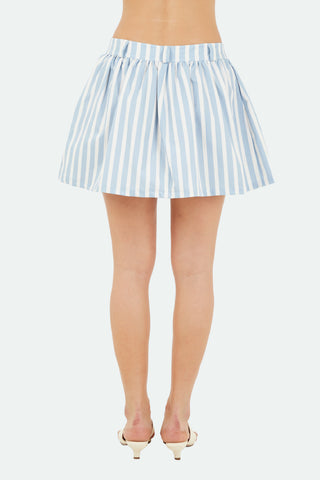 Light Blue Aria Short Skirt