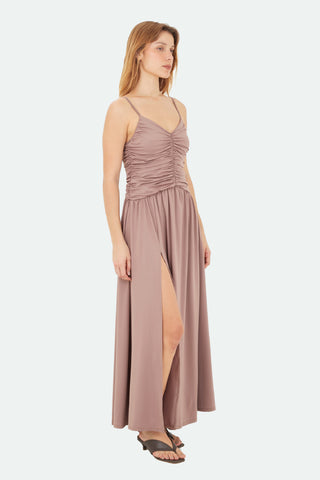 Brown Brisa Long Dress