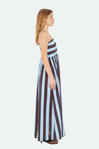 Brown Halo Long Dress