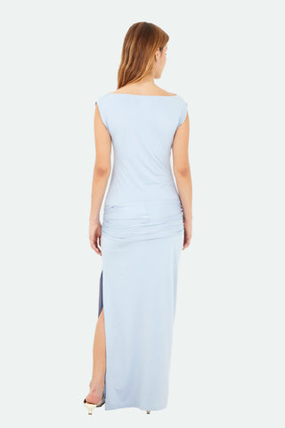 Light Blue Capri Long Dress