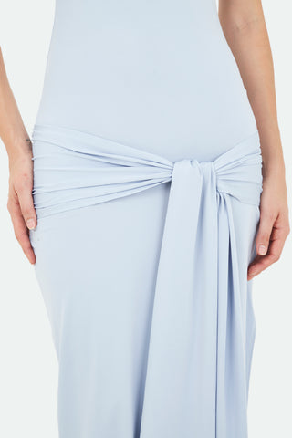 Light Blue Capri Long Dress