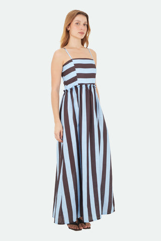 Brown Halo Long Dress