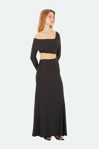 Black Lumi Long Dress