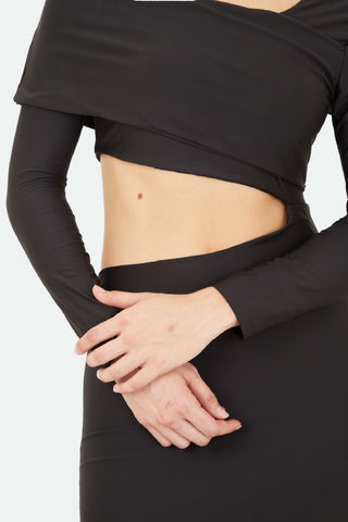 Black Lumi Long Dress