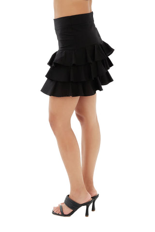 Black Effie Mini Skirt for woman