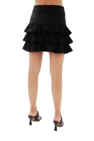 Black Effie Mini Skirt for woman