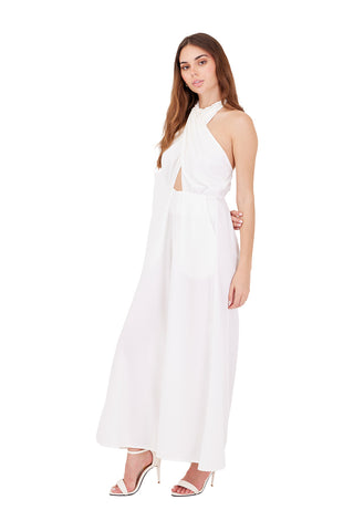 IVORY TABITHA LONG JUMPSUIT