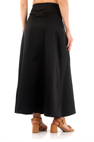 Black Fabiana Long Skirt