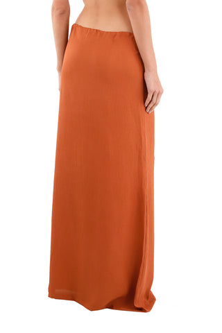 Terracotta Brigitte Long Skirt