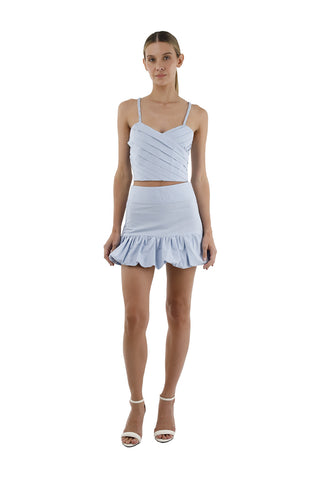 Light Blue Sylvie Short Skirt