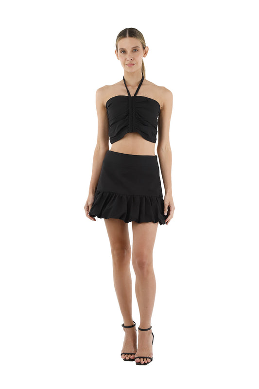 Black Sylvie Short Skirt