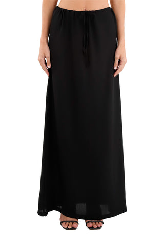 Black Brigitte Long Skirt