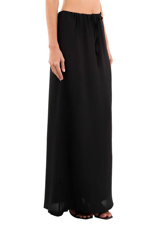 Black Brigitte Long Skirt