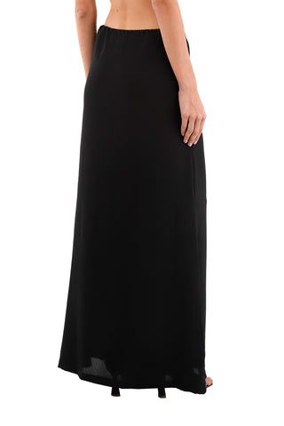 Black Brigitte Long Skirt