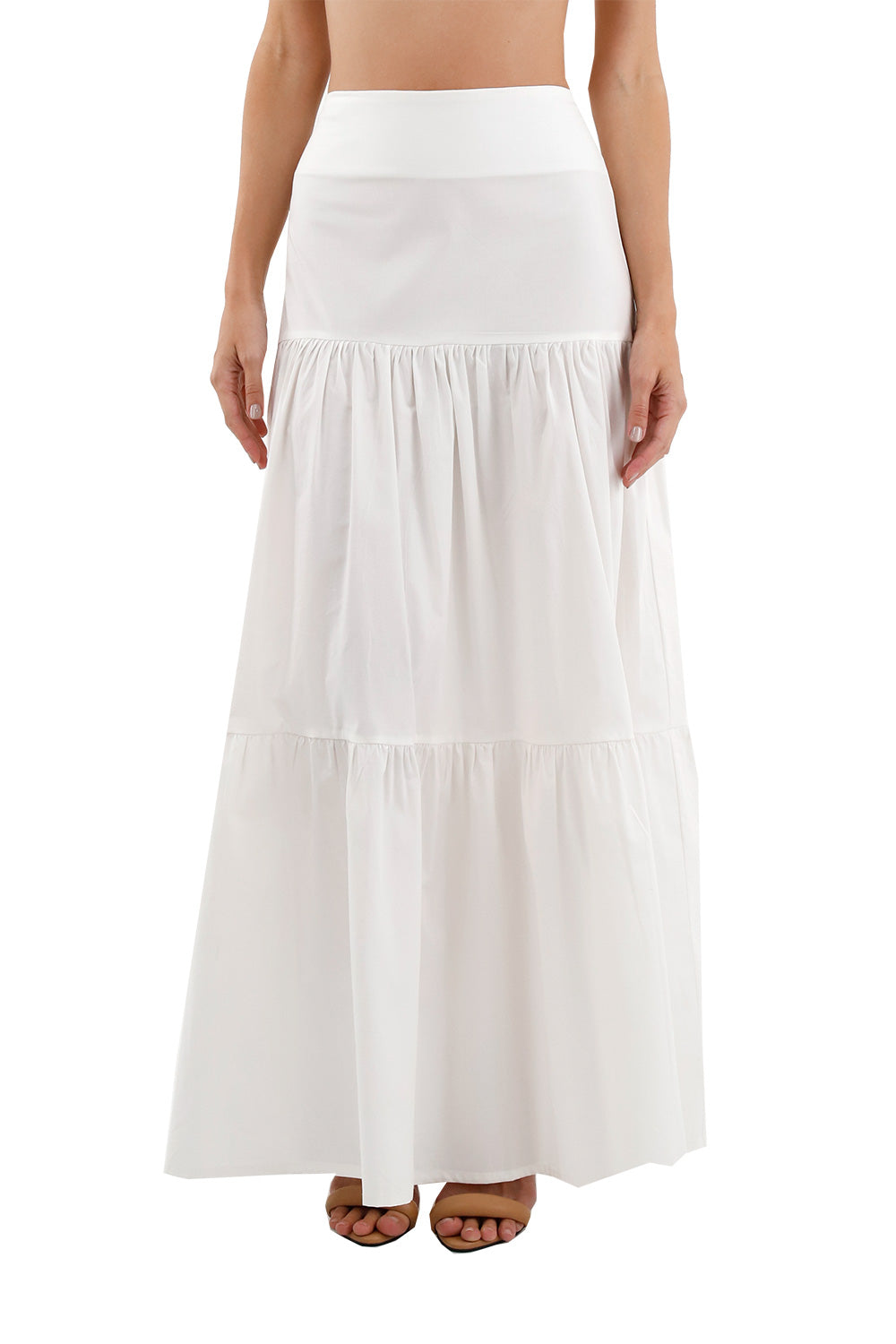 Ivory Odette Long Skirt