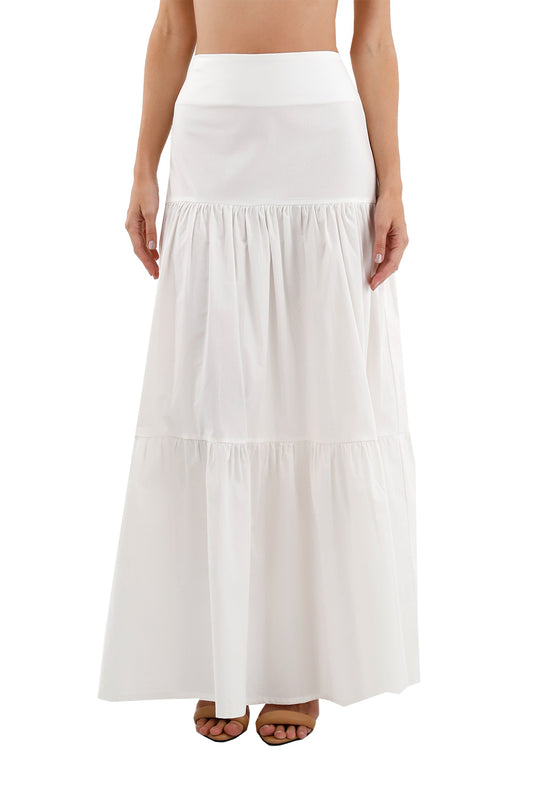 Ivory Odette Long Skirt