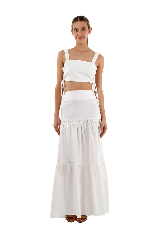 Ivory Odette Long Skirt