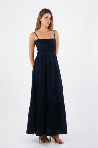 Blue Palma Long Dress