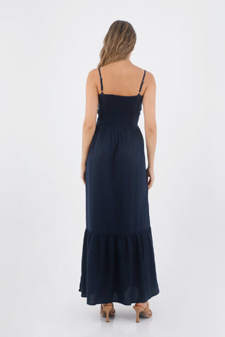 Blue Palma Long Dress
