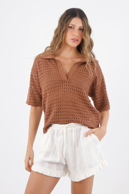 Brown Mila Shirt