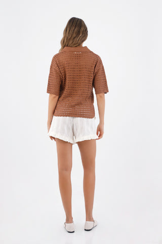 Brown Mila Shirt