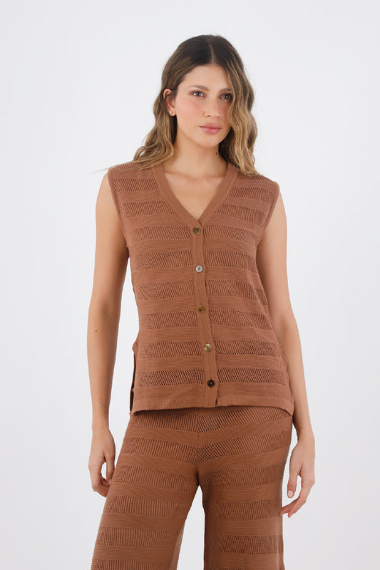 Brown Noah Vest