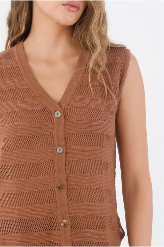 Brown Noah Vest