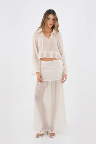 Ivory Keira Long Skirt
