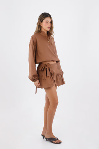 Brown Florencia Shirt