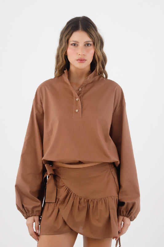 Brown Florencia Shirt