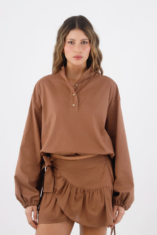 Brown Florencia Shirt