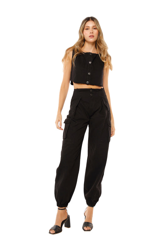 Black Helenos Pants for woman