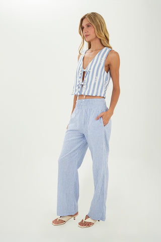 Blue Anastasia Pants